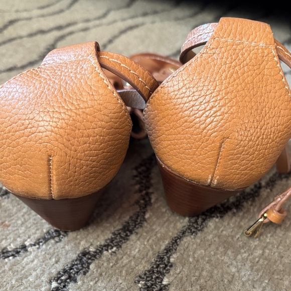 Tory Burch Brown Leather Sandals - Picture 2 of 6